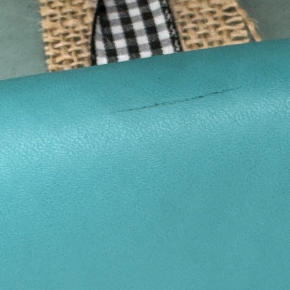 Kate Spade Gemma wallet on a chain crossbody bag in a teal - Picture 9 of 9